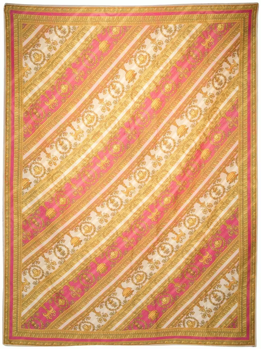 Versace Barocco Medusa throw blanket 4 Versace Barocco Medusa throw blanket