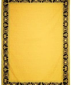 Versace logo-print bath towel