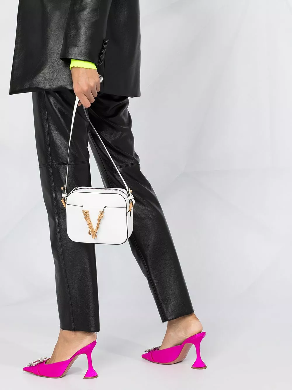 Versace Virtus leather camera bag 5 Versace Virtus leather camera bag