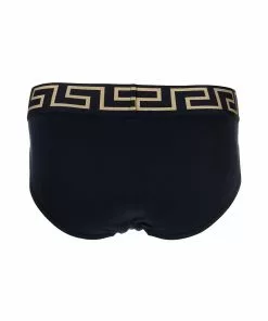 Versace pack of three Medusa Greca briefs