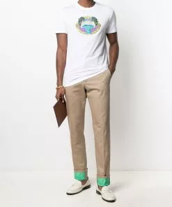 Versace Barocco-hem chinos