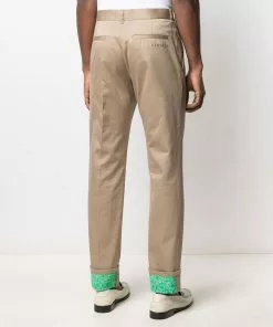 Versace Barocco-hem chinos