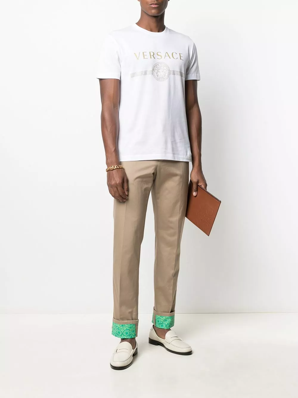 Versace Printed logo T shirt 4 Versace printed logo T-shirt