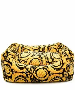 Versace baroque-print dog bed