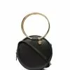Versace round leather crossbody bag