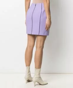 Versace high-waisted panelled mini skirt