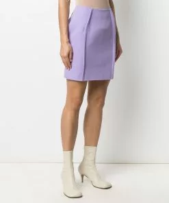 Versace high-waisted panelled mini skirt