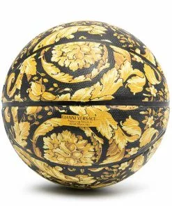 Versace black Baroque print basketball