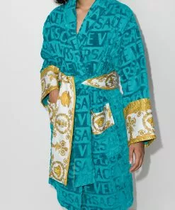 Versace I Love Baroque belted bathrobe