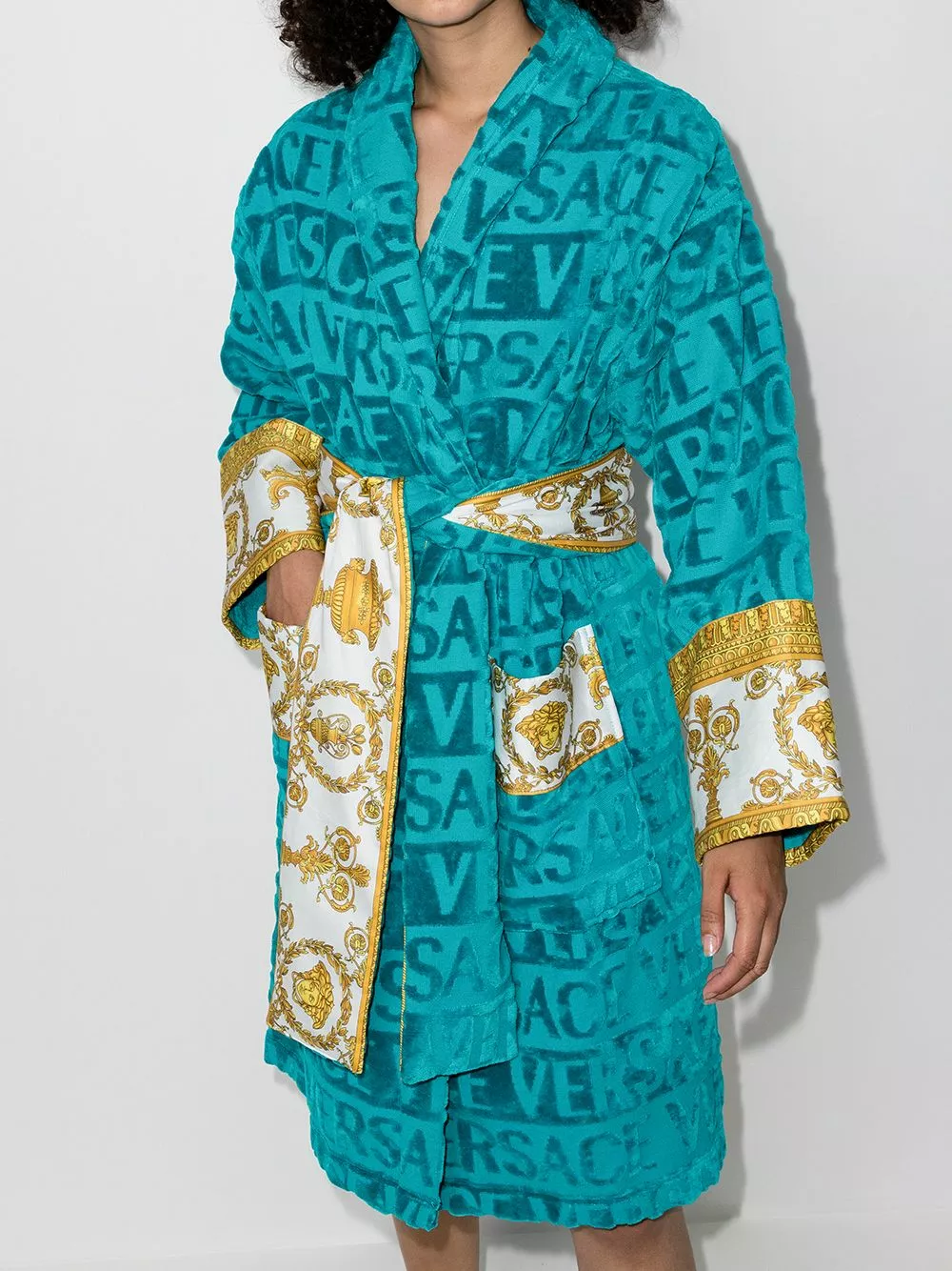 Versace I Love Baroque belted bathrobe 4 Versace I Love Baroque belted bathrobe