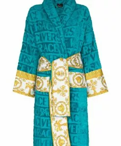 Versace I Love Baroque belted bathrobe