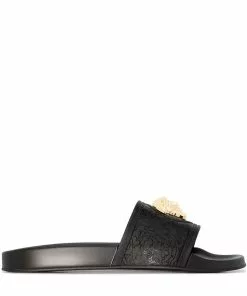 Versace Medusa plaque slides