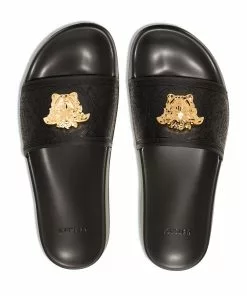 Versace Medusa plaque slides