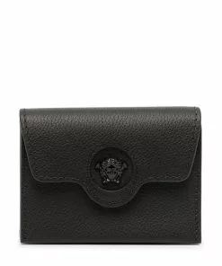 Versace logo-print partitioned-compartment purse