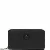 Versace Logo print zip fastening rectangle wallet 2 Versace logo-print zip-fastening rectangle wallet