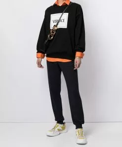 Versace logo-print sweatshirt
