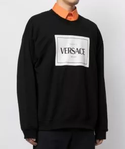 Versace logo-print sweatshirt