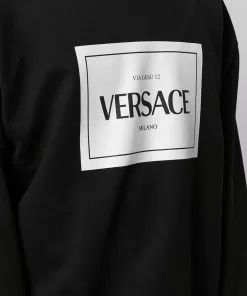 Versace logo-print sweatshirt