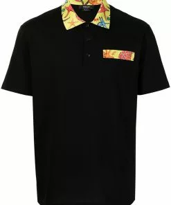 Versace Trésor de la Mer trimmed polo shirt