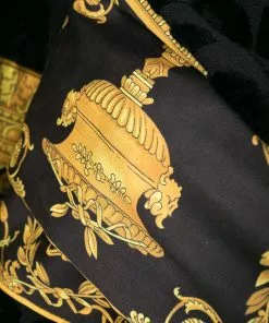 Versace Belted Barocco print bathrobe 8 Versace belted Barocco-print bathrobe