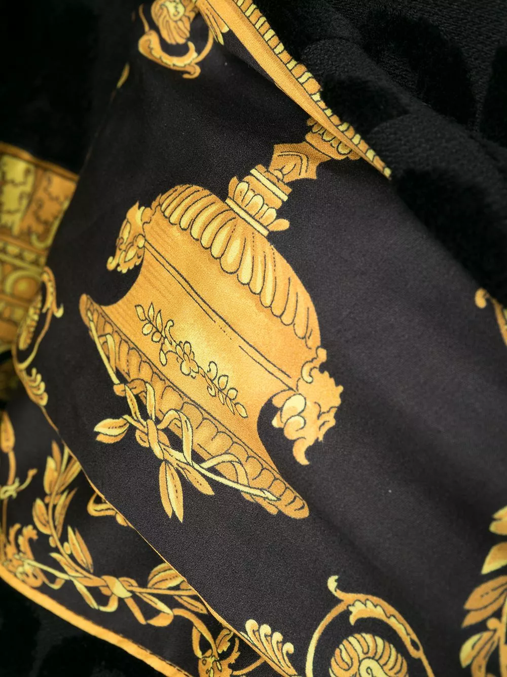 Versace Belted Barocco print bathrobe 5 Versace belted Barocco-print bathrobe
