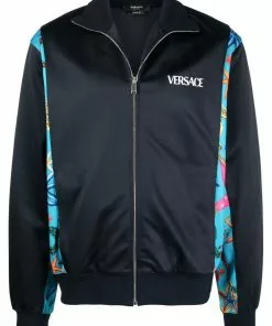 Versace Trésor De La Mer zip-up sweatshirt