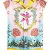Versace Trésor de la Mer print sleeveless shirt