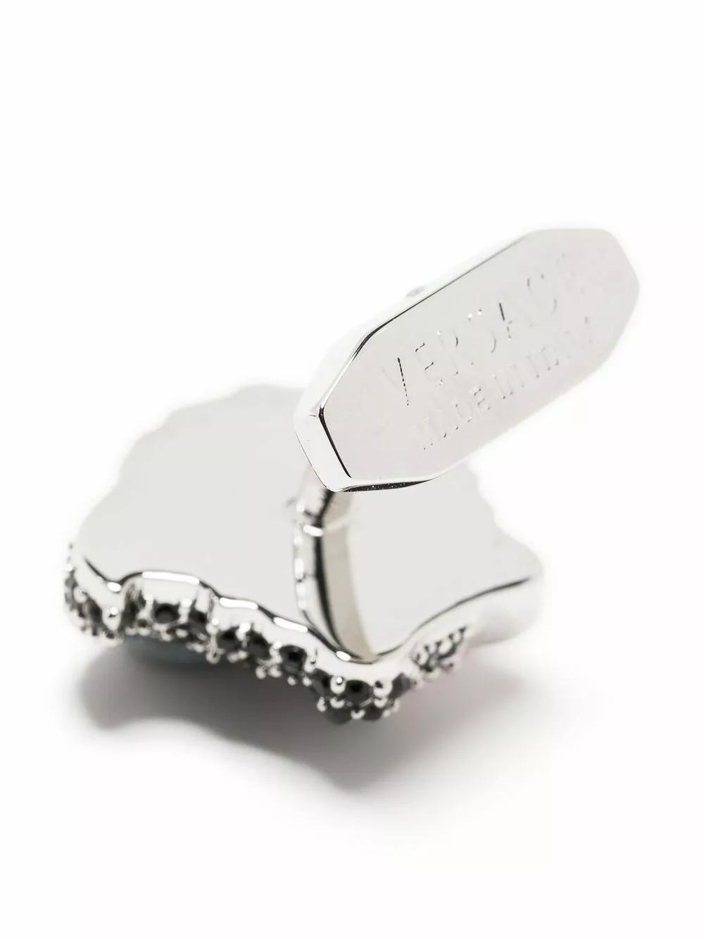 Versace Crystal embellished Medusa cufflinks 4 Versace crystal-embellished Medusa cufflinks