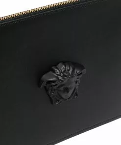 Versace Medusa motif clutch bag