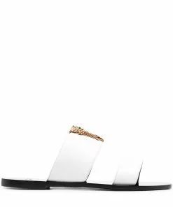 Versace Virtus flat sandals