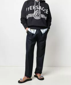 Versace Medusa logo hoodie