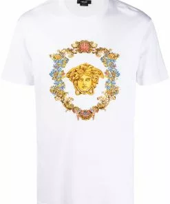 Versace Trésor Medusa embroidered T-shirt