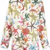 Versace Trésor de la Mer-print linen shirt