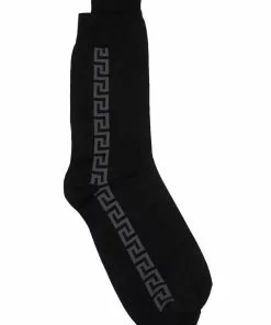 Versace Greca-pattern socks