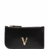 Versace Virtus zipped cardholder