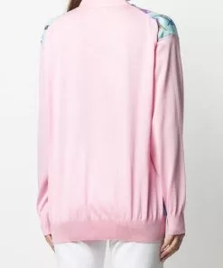 Versace Starfish print V neck cardigan 10 Versace starfish-print V-neck cardigan