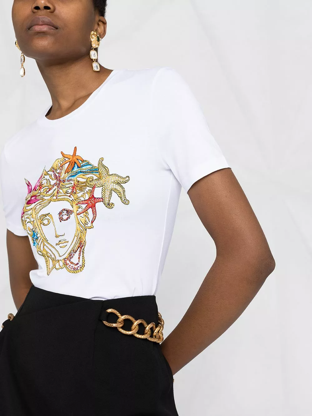 Versace Medusa head T shirt 5 Versace Medusa-head T-shirt