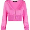 Versace cropped V-neck cardigan