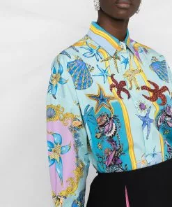Versace Trésor de La Mer print shirt