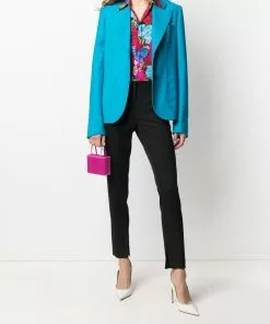 Versace cropped straight-leg trousers