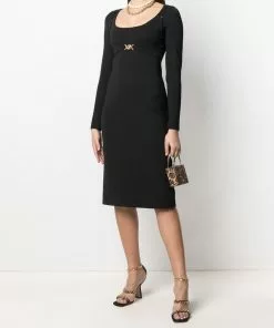 Versace Medusa midi dress