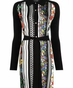 Versace Trésor de la Mer panelled mini dress