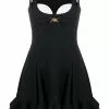 Versace Medusa flared mini dress