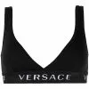 Versace logo-print bra