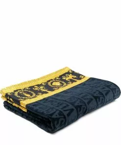 Versace Barocco-print towel