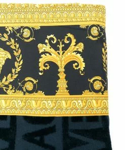 Versace Barocco-print towel