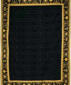 Versace Barocco-print towel