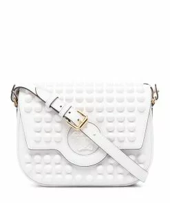 Versace Medusa head studded shoulder bag