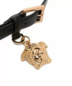 Versace Medusa-plaque leather belt