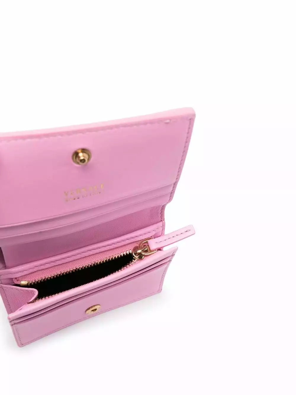 Versace Ostrich effect leather wallet 5 Versace ostrich-effect leather wallet